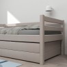 Evolutief laag bed met bedbank en 2 lades - Classic