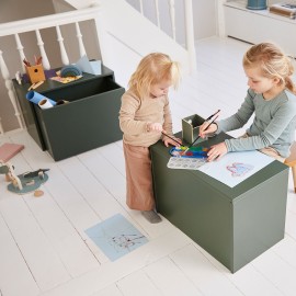 Table de jeu enfant 60cm DOTS Flexa Naturalgreen