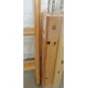 Halfhoog kit met rechte ladder tweedehands - Natuur hout
