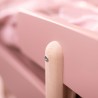 Uitvalbeveiliging bed roze - Flexa Dots